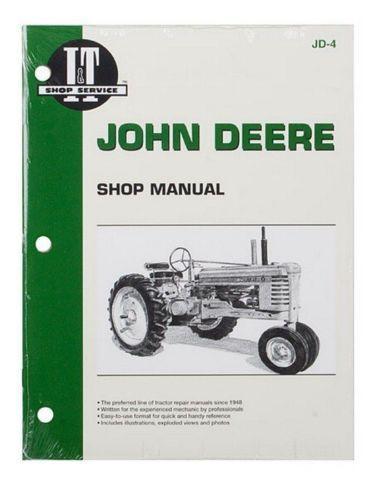 Shop Manual Fits John Deere A B D G H M Mt Tractor