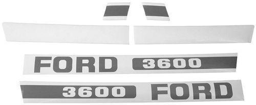 Decal D-F3600 Ford 3600 Tractor