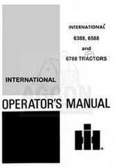 INTERNATIONAL 6388 6588 6788 2+ Operators Owners Manual