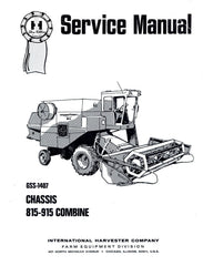 International 815 - 915 Combine Chassis Service Manual
