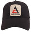 Allis Chalmers Tractor 6 Panel Black Hat - Cap Gift AC Fits Most