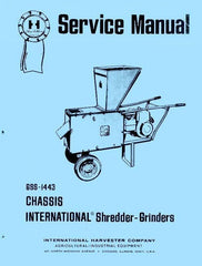 International 35 59 P M Shredder Grinder Service Manual