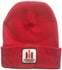 International Harvester Tractor Red Knit Hat Cap Hat Gift IH