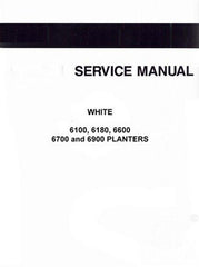White Oliver Model 6000 6100 6180 6600 6700 6900 Planter Service Shop Manual