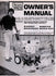 Sears 8 HP Tiller Model 917.298580 Operator Part Manual