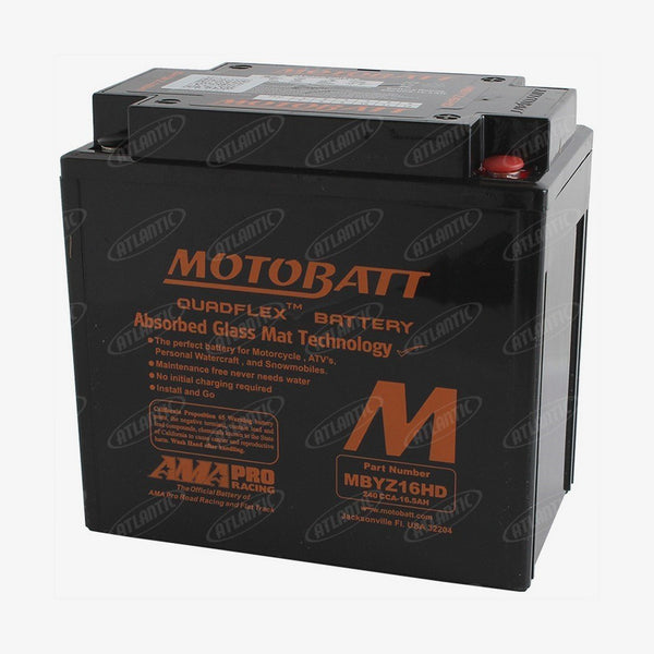 Motobatt Battery fits Various Makes Models Listed Below GYZ16H KMX14BS YTX14BS