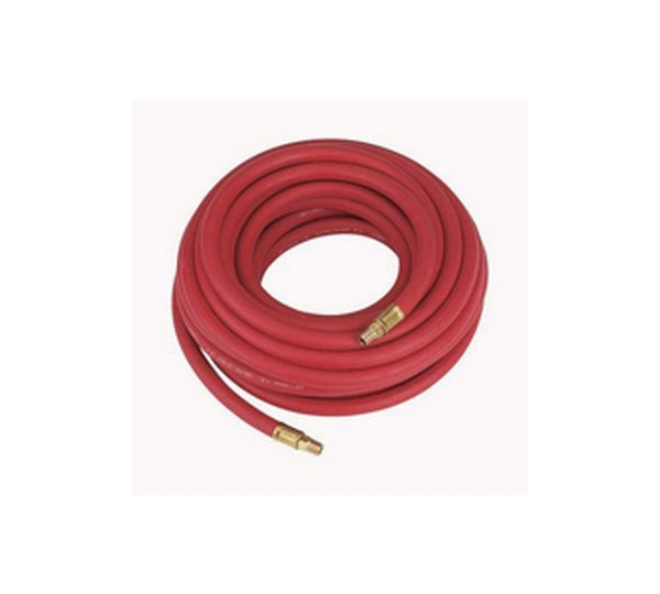 1/4" X 25 Ft. 300 Psi Red Premium Rubber Air Hose Assembly Cah1425 7092252Kad