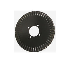 17" X 4.5Mm Ripple Edge Coulter Blade. 4" Center Hole With Dual 4-Bolt Pattern