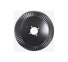 20.4" X 4.5Mm Ripple Edge Coulter Blade. 4" Center Hole With 4 Slotted Holes For