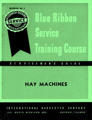 International McCormick No. 15 Hand Feed Regular Pickup PTO Baler Service Manual
