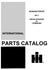 International Harvester Feeder for 403 503 615 715 815 915 Combine Parts Manual