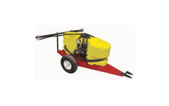 25 Gallon Agsmart Red Trailer Sprayer. Includes2.1 Gpm Pump 60 Psi 18" Spray