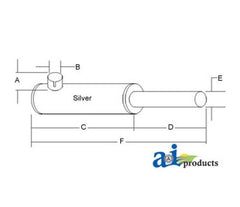 Muffler International Harvester 102 104 105 106 107 122 123 125 126 127 Lawn ...