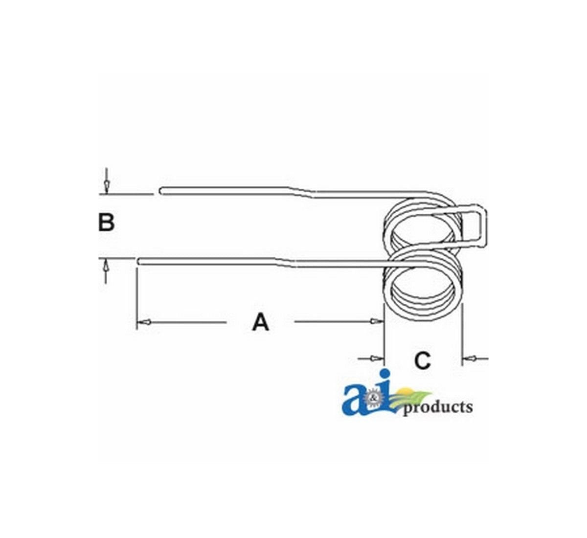 Hay Rake Tooth Rake Tooth New Idea 44 45G 4 Hay Rake | Agcon Supply