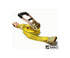 27' X 2" Ratchet Yellow Webbing Large Handle Flat Hooks Cut Case B1310781