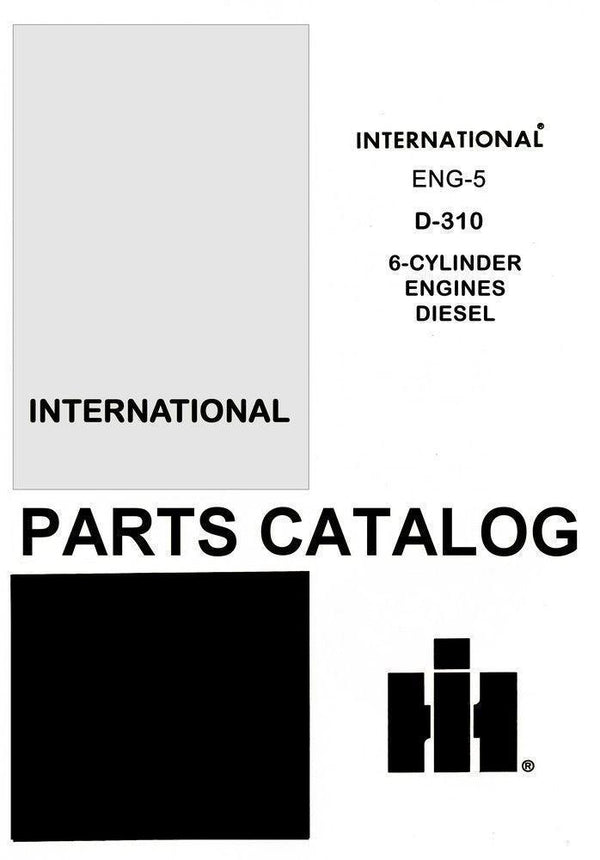 International Farmall 686 706 756 826 D-358 8 Cyl Diesel Engine Parts Manual IH