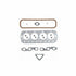 Head Gasket Set for International, Gas LPG 76 55W Baler 57T Baler 55T Baler 56W