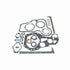 Conversion Gasket Set for Perkins Massey Ferguson, Diesel 365 Wheel 65 65 Wheel