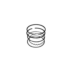Ring Piston Set (Std) Bands  498680 Briggs and Stratton
