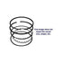 Piston Ring Set 14Hp (+030) For Kohler 236766S Kohler