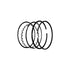 Piston Ring Set 10Hp (+010) For Kohler 235288S Kohler