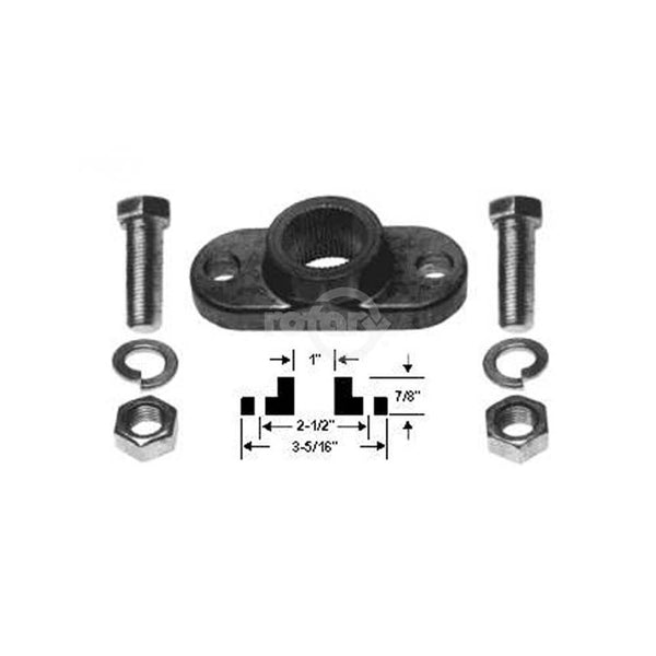 Adaptor Assembly Blade 1" Mtd Splined B1Sb7200 Sunbelt