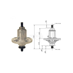 Spindle Assembly Fits John Deere Gy20454 Fits John Deere