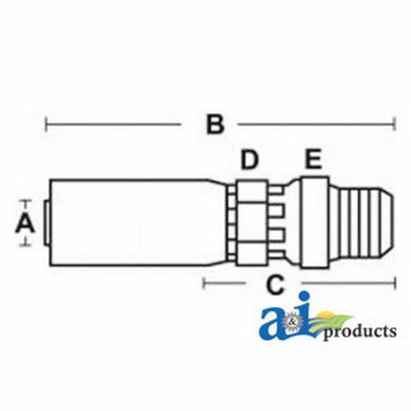 (Hc-Mpx) Male Nptf - Pipe Swivel - Straight MPX-04-06