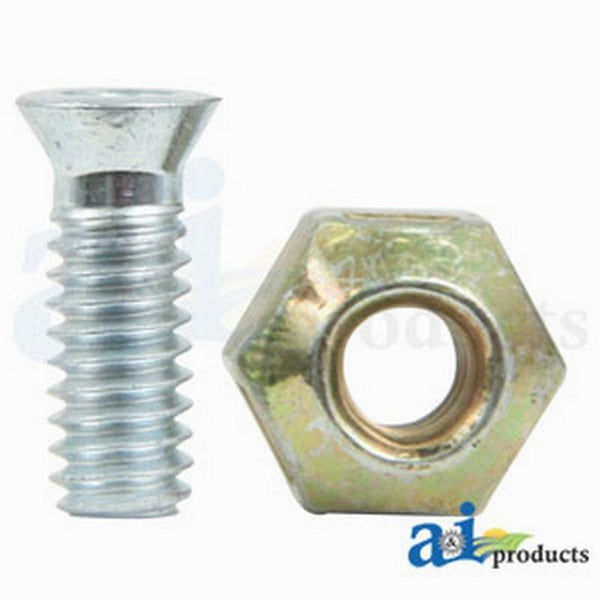 (25) 7/32 X 1" 60Degree Ctsk Bolt and Nut 904-528