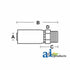 (Hw-Mt) Sae Flareless Compression with Sleeve and Nut - Rigid - Straight