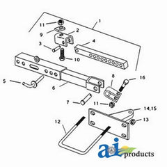 Coupling, Stabilizer (Ref. 2) D9NNR831AA