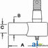 Cylinder End, Power Steering (Front) D9NN3A302AB