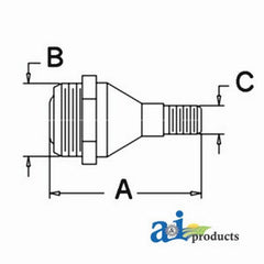 Cylinder End 1695045M91