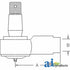 Cylinder End; Steering 84814042