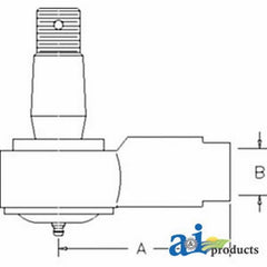 Cylinder End; Steering 84814042