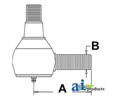 Cylinder End, Power Steering L59042