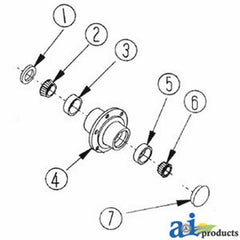 Ctd Hub (With Cups - Incl.-3, 4 and 5) 7217
