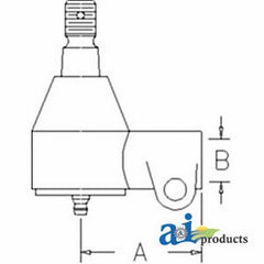 Cylinder End, Power Steering 378817R91