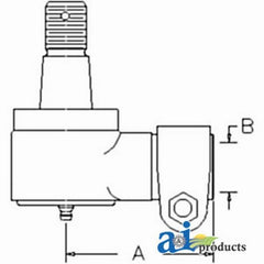 Cylinder End, Power Steering (Mfwd) 1277261C1
