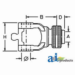 Cv Qd Yoke 573063775