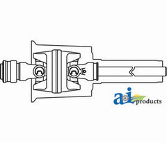 Cv Shaft Half, North American, 1 3/8" 6 Spline Tractor Yoke DT65271N