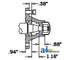 Hub and Spindle Assy. (4 Bolt) HS125045