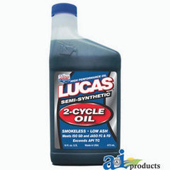 Lucas Semi-Synthetic 2-Cycle Racing Oil (Case Of 12 X 16 Oz) 10120-12