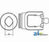 Inboard Yoke, Used with 1Bga Inner Profile Tubing W341586