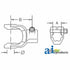 Implement Yoke Splined 1 3/4" - 20 Spline with Interfering Recessed Clamp Bolt