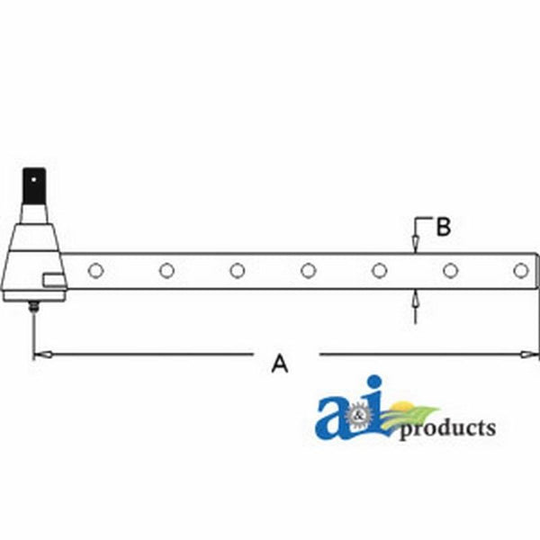 Tie Rod, Long (7 Cross Holes) AR63591