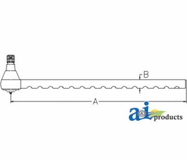 Tie Rod, Long 106673AS