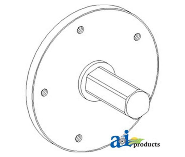 Shaft, Feeder House, Upper (Lh Stub) H129658