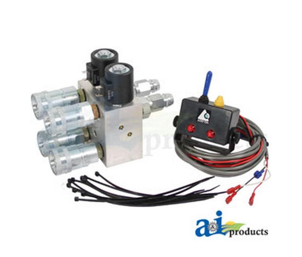 Hyd. Multiplier, 2 Circuit with Switchbox / Couplers, 12Vdc 14790