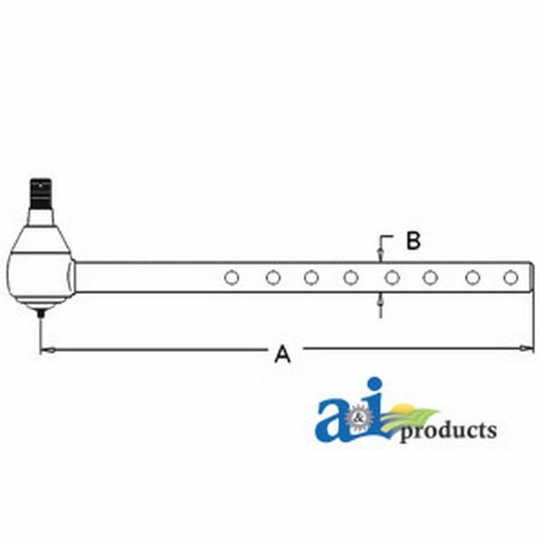 Tie Rod, Long (9 Cross Holes) AR63587